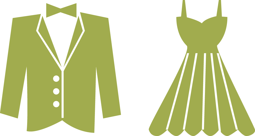 Icono de código de vestimenta