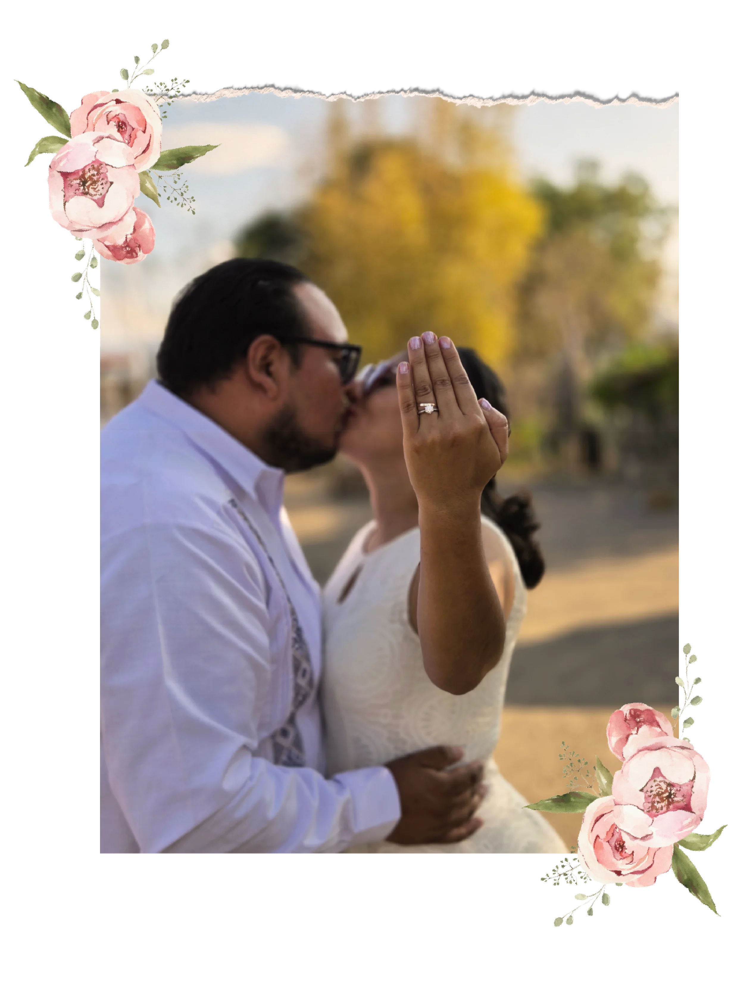 Fotografía final de Analy y Efraín